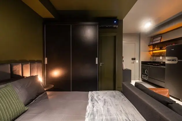 Business Stüdyo Süit, 1 Büyük (Queen) Boy Yatak, Mutfak, Şehir Manzaralı