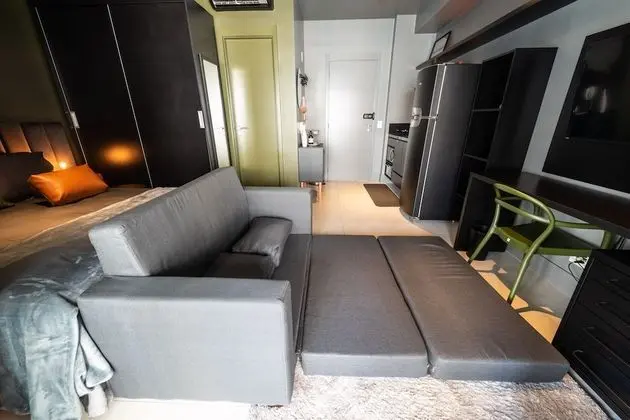 Business Stüdyo Süit, 1 Büyük (Queen) Boy Yatak, Mutfak, Şehir Manzaralı