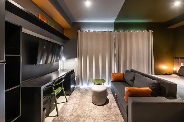 Business Stüdyo Süit, 1 Büyük (Queen) Boy Yatak, Mutfak, Şehir Manzaralı