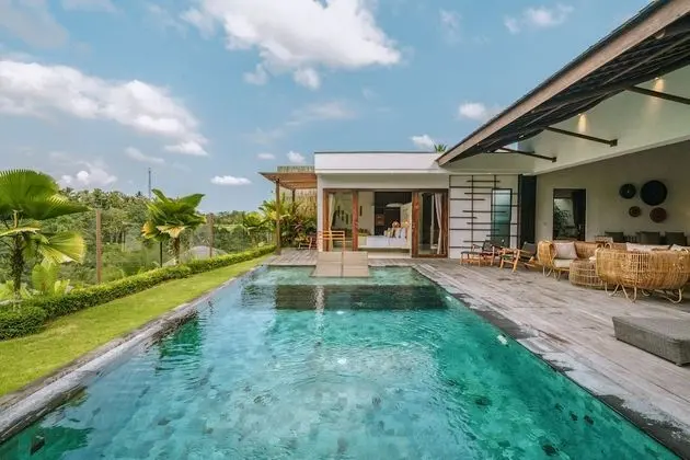 Luxury Villa, 2 Yatak Odası, Kişiye Özel Havuzlu (Jungle View)
