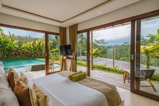 Luxury Villa, 2 Yatak Odası, Kişiye Özel Havuzlu (Jungle View)