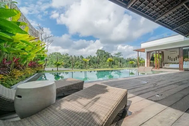 Luxury Villa, 2 Yatak Odası, Kişiye Özel Havuzlu (Jungle View)