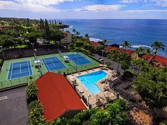 Daire, Birden Çok Yatak, Kısmi Deniz Manzarası (Keauhou Kona Surf & Racquet Club#37)