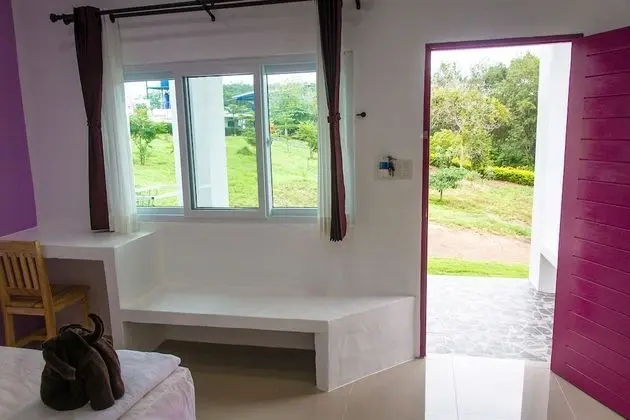 Deluxe Tek Büyük veya İki Ayrı Yataklı Oda, Bahçe Manzaralı