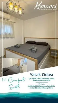 Comfort Suite 1+1 Daire, Bahçe Manzaralı, Verandalı