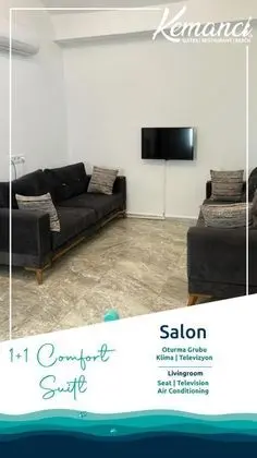 Comfort Suite 1+1 Daire, Bahçe Manzaralı, Verandalı