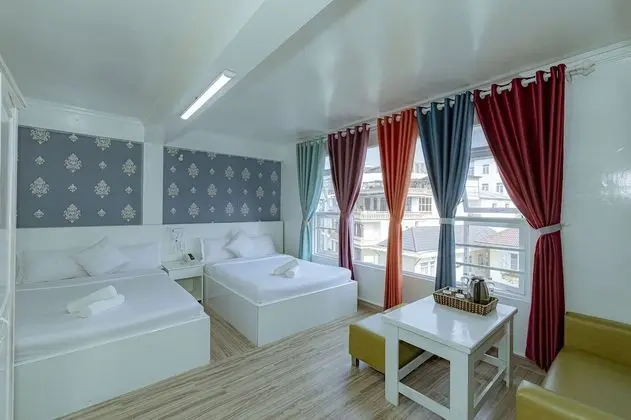 Deluxe Dört Kişilik Oda, 2 Çift Kişilik Yatak, Şehir Manzaralı