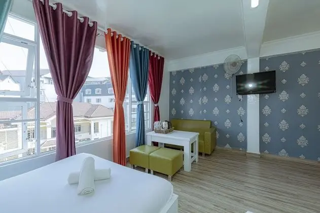 Deluxe Dört Kişilik Oda, 2 Çift Kişilik Yatak, Şehir Manzaralı