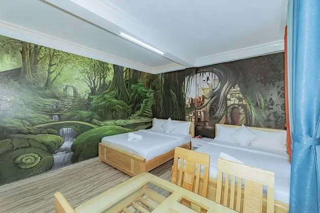 Deluxe Dört Kişilik Oda, 2 Çift Kişilik Yatak, Şehir Manzaralı