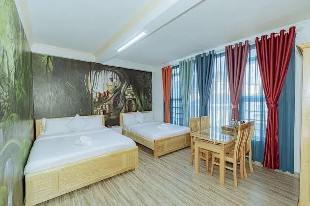 Deluxe Dört Kişilik Oda, 2 Çift Kişilik Yatak, Şehir Manzaralı