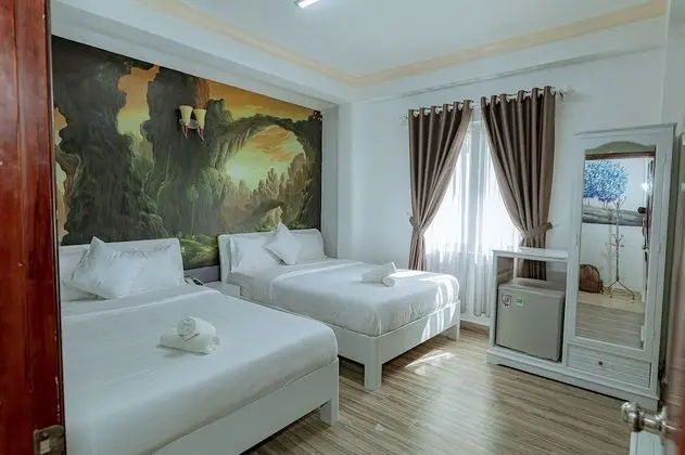 Deluxe Dört Kişilik Oda, 2 Çift Kişilik Yatak, Şehir Manzaralı