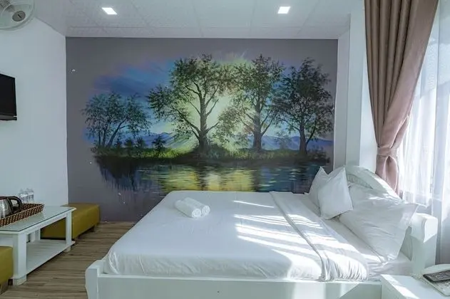 Deluxe Tek Büyük Yataklı Oda, 1 Çift Kişilik Yatak, Şehir Manzaralı