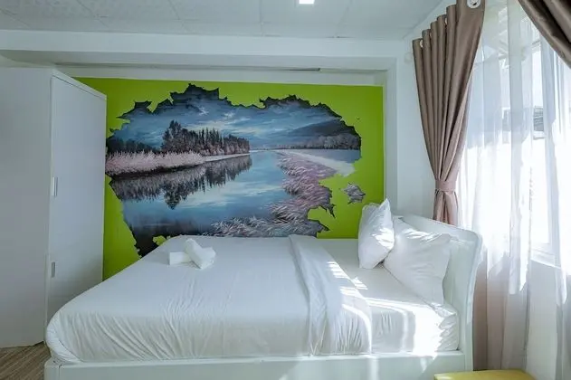 Deluxe Tek Büyük Yataklı Oda, 1 Çift Kişilik Yatak, Şehir Manzaralı