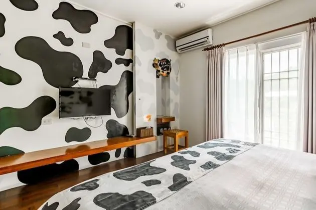 Tek Büyük Yataklı Oda, Balkon, Dağ Manzaralı