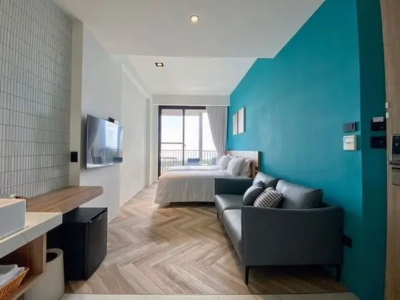 Superior Tek Büyük Yataklı Oda, 1 Çift Kişilik Yatak, Balkon, Okyanus Manzaralı