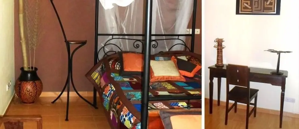 Tek Büyük Yataklı Oda, 1 Çift Kişilik Yatak (Orchidée)