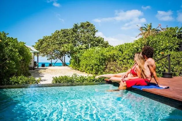 Beachfront Sanctuary Pool Cottage