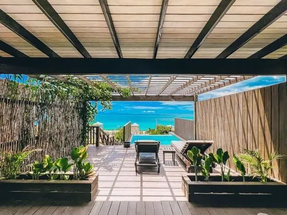 Beachfront Sanctuary Pool Cottage