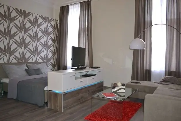 Deluxe Stüdyo, Mutfak, Şehir Manzaralı (Reichsratsstrasse 17)