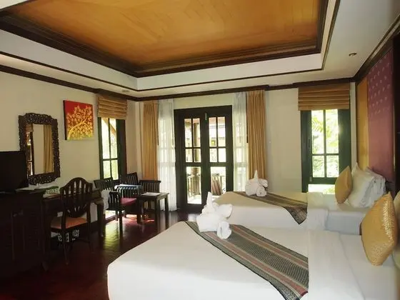 Deluxe Bungalov, Bahçe Manzaralı
