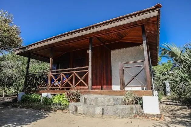 Bungalov, 2 Tek Kişilik Yatak, Sigara İçilmez, Bahçe Manzaralı (Twin)
