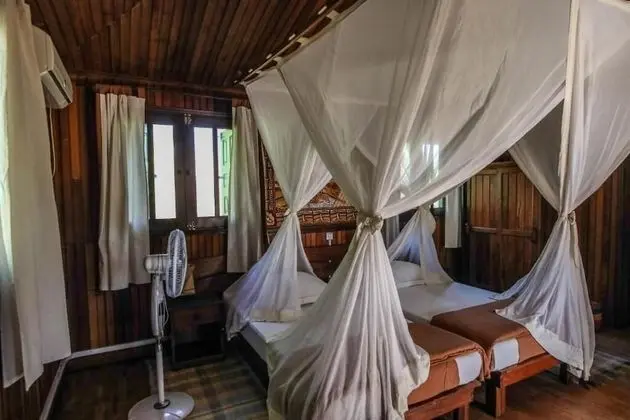 Bungalov, 2 Tek Kişilik Yatak, Sigara İçilmez, Bahçe Manzaralı (Twin)