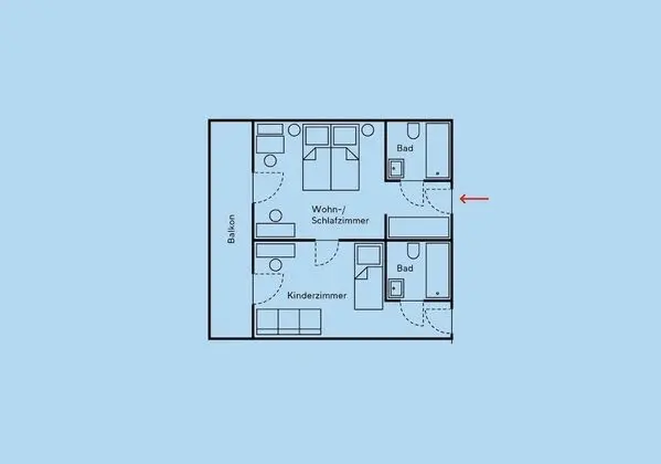 Family Apart Daire (Woid Haus)