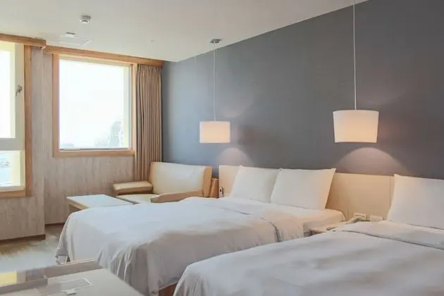 Deluxe Oda, 2 Çift Kişilik Yatak, Liman Manzaralı