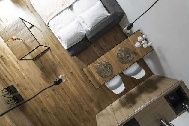 Deluxe Stüdyo Süit, Teras, Avlu Manzaralı