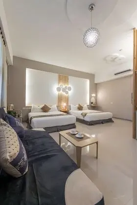 Deluxe Dört Kişilik Oda, 2 Çift Kişilik Yatak, Engellilere Uygun, Balkon