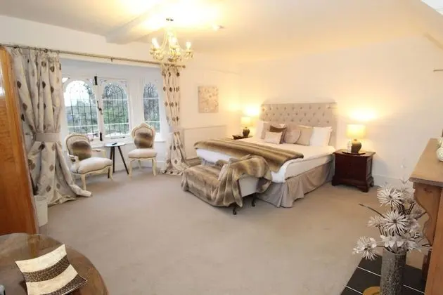Luxury Tek Büyük Yataklı Oda, Banyolu/Duşlu, Bahçe Manzaralı