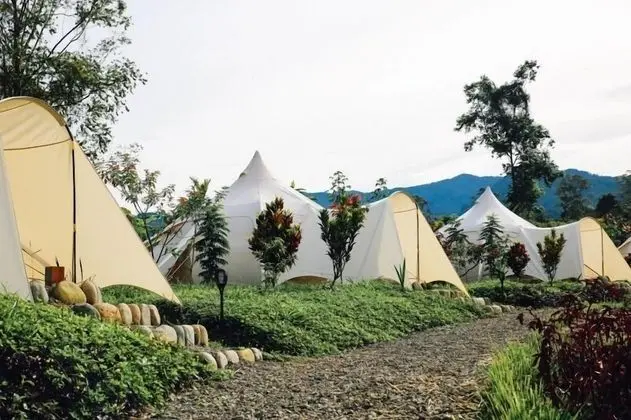 Signature Lotus Belle Tent Two Twin Beds