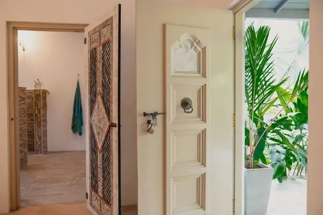 Design Tek Büyük Yataklı Oda, 1 En Büyük (King) Boy Yatak, Teras, Bahçe Manzaralı