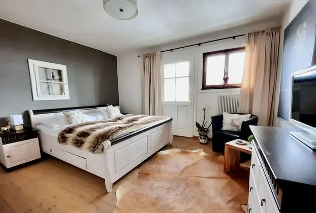 Deluxe Apart Daire, 2 Yatak Odası, Balkon, Dağ Manzaralı (incl. cleaning fee 110 EUR)