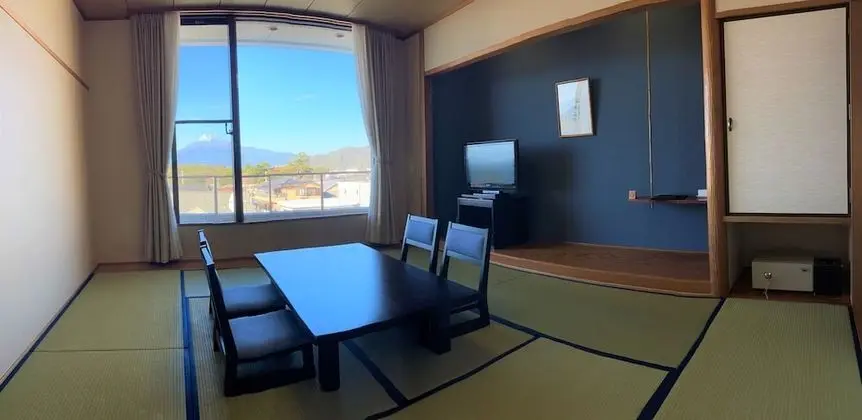 Traditional Oda, Dağ Manzaralı (Japanese Style, Fuji Mountain)