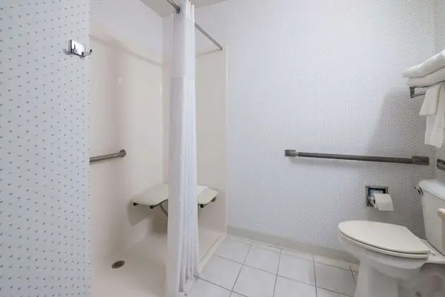 Oda, 1 Büyük (Queen) Boy Yatak ve Çekyat, Engellilere Uygun, Sigara İçilmez (Roll-In Shower)