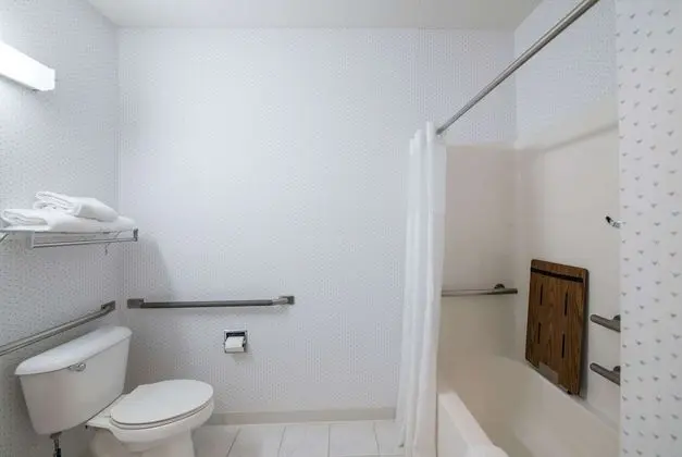 Oda, 1 Büyük (Queen) Boy Yatak ve Çekyat, Engellilere Uygun, Sigara İçilmez (Roll-In Shower)