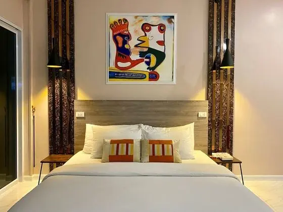 Deluxe Tek Büyük Yataklı Oda, 1 Çift Kişilik Yatak, Bahçe Manzaralı