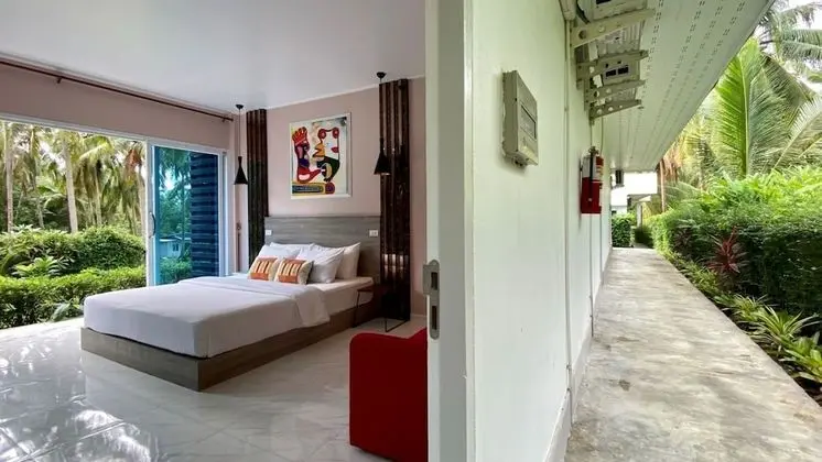 Deluxe Tek Büyük Yataklı Oda, 1 Çift Kişilik Yatak, Bahçe Manzaralı