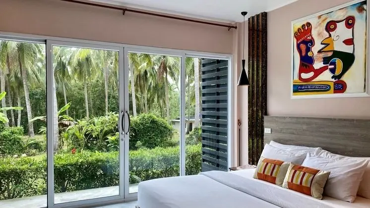 Deluxe Tek Büyük Yataklı Oda, 1 Çift Kişilik Yatak, Bahçe Manzaralı