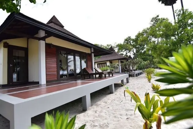 Beachfront Family Villa 1st row
