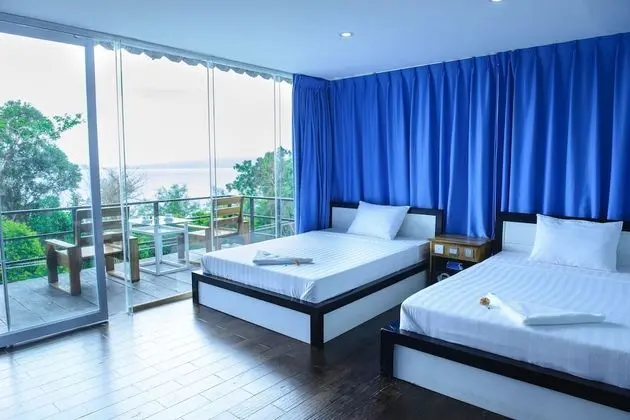Twin Room, 2 Single Bed, Non Smoking, Sea View