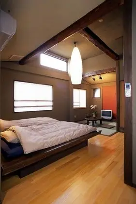 Oda, Sigara İçilmez, Özel Banyo (Japanese, Half Outdoor Bath)