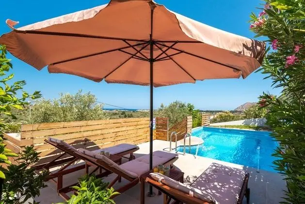 Deluxe Süit, 2 Yatak Odası, Kişiye Özel Havuzlu, Deniz Manzaralı