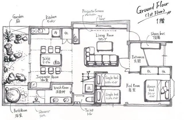Ev, Bahçe Manzaralı (Private Vacation Home)