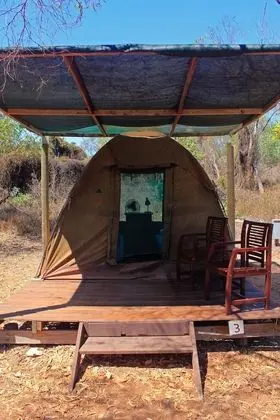 Basic Çadır, Ortak Banyo (Mini Safari Tent (Twin))
