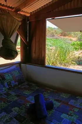 Basic Kulübe, Ortak Banyo, Kısmi Deniz Manzarası (Log Cabin)