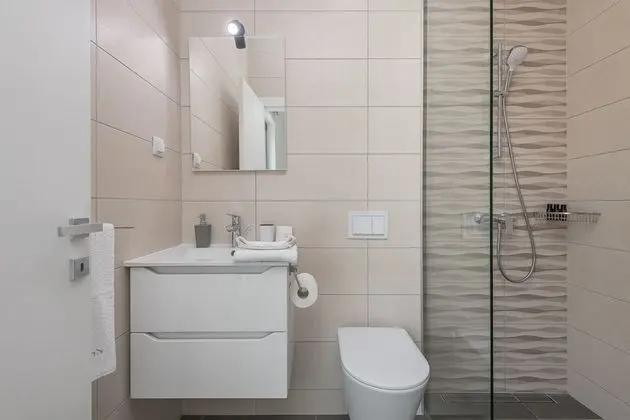 Deluxe Apartment, 2 Bedrooms, Terrace, Sea View (Tamaris 1)