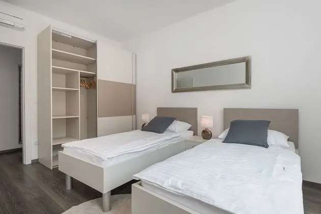 Deluxe Apartment, 2 Bedrooms, Terrace, Sea View (Tamaris 5)