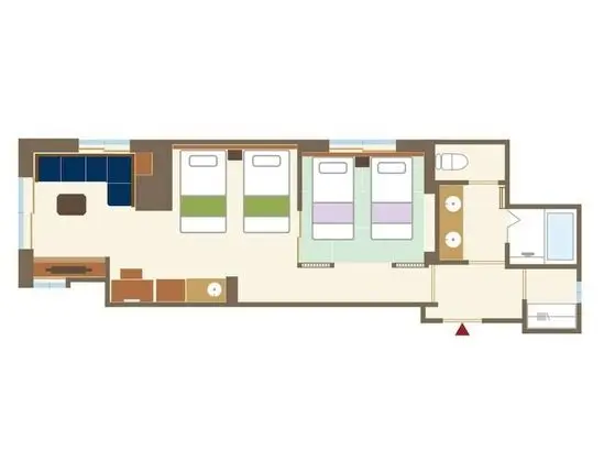 Oda, Özel Banyo (Shikishimakan, Forth)